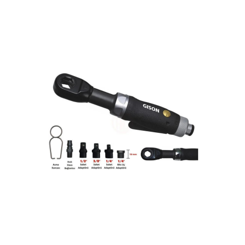 Gison Gp-854J Adaptörlü Havalı Cırcır Kolu