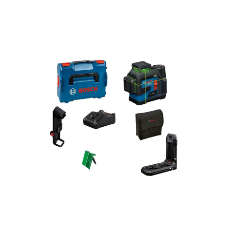 Bosch GLL 12V-100-33 CG Akülü 3x360° Yeşil Çizgi Lazeri L-Boxx 0601065401