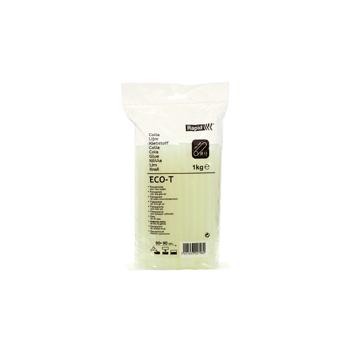 Rapid 1Kg Silikon Çubuk EcoT D12X190 mm