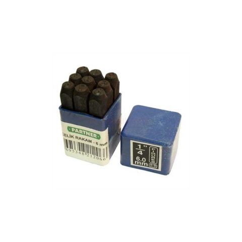 Partner PT21210 Çelik Rakam 9 Parça 10mm