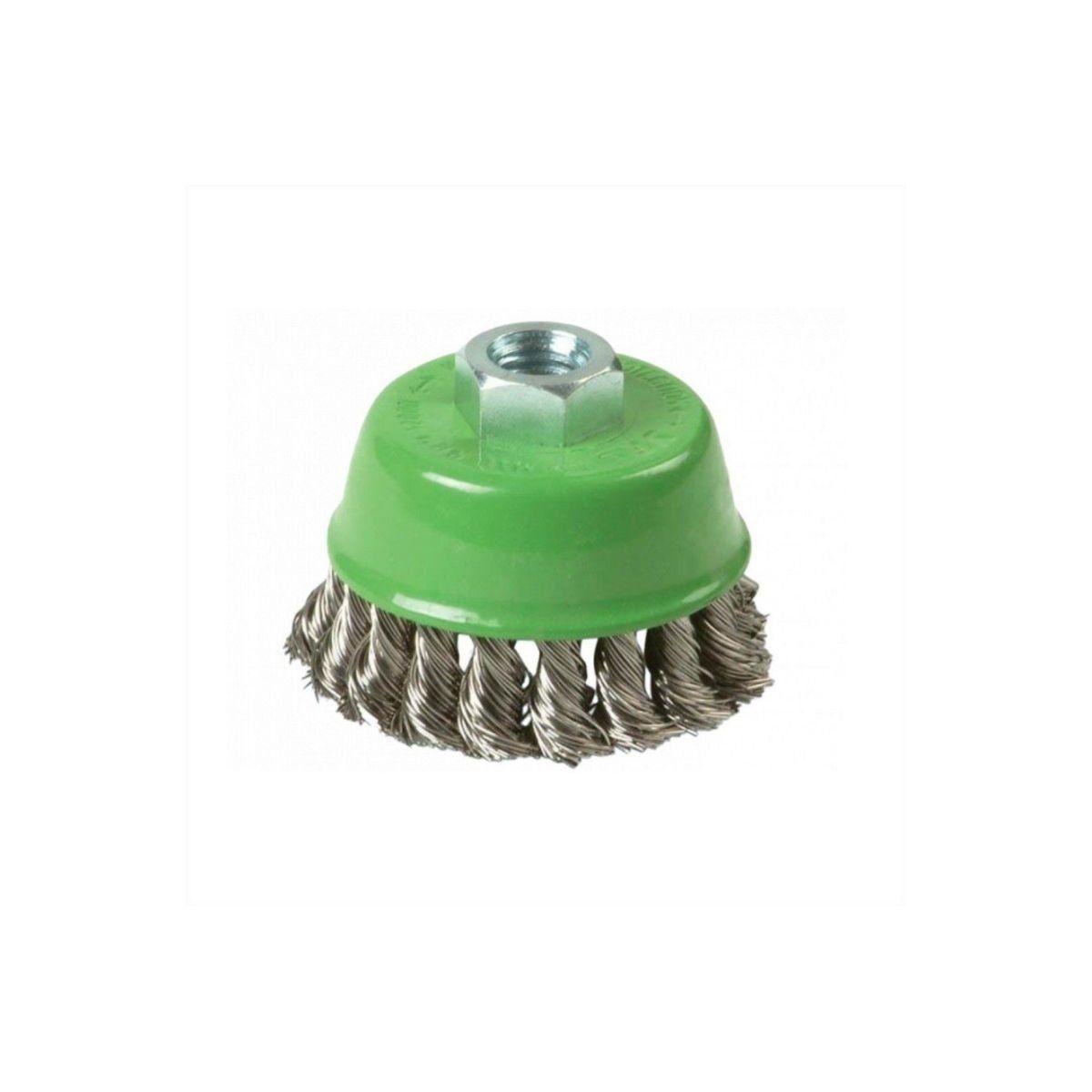 Paslanmaz Burgulu Çanak Fırça 65 MM