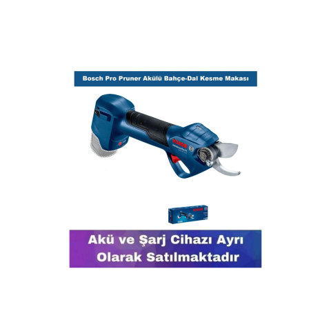 Bosch Pro Pruner Akülü Bahçe-Dal Kesme Makası (Akü ve Şarj Yoktur) 06019K1020