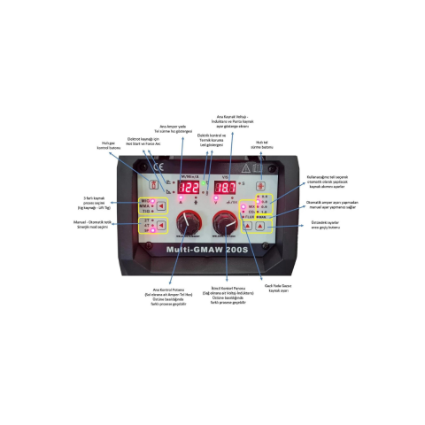 Hanker MIG 200 S İnverter 220 Volt Çanta Gazsız Gazaltı Kaynak Makinesi