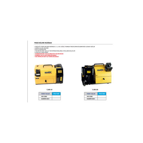Krasnic 13-30 mm Freze Bileme Makinası