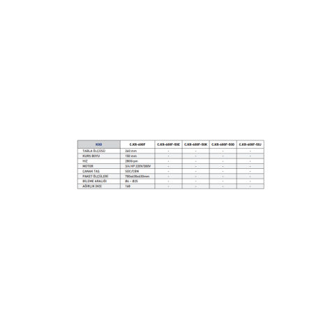 Krasnic C.KR-600F Universal Takım Bileme Makinası