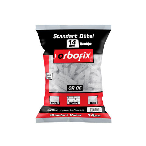 Plastik Dubel 14 MM (250 Adet)