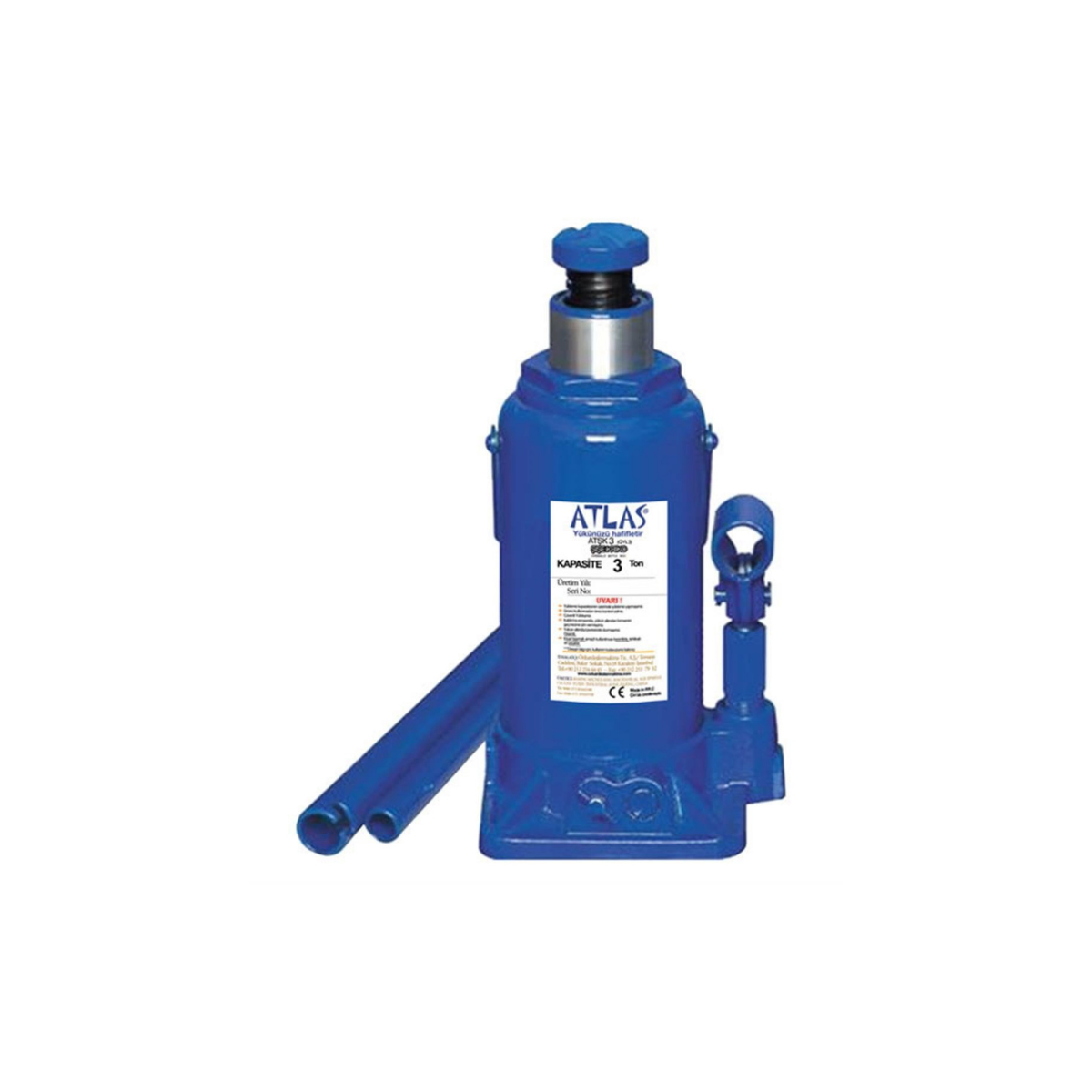 Atlas 3 Ton Hidrolik Şişe Kriko - ATŞK 3