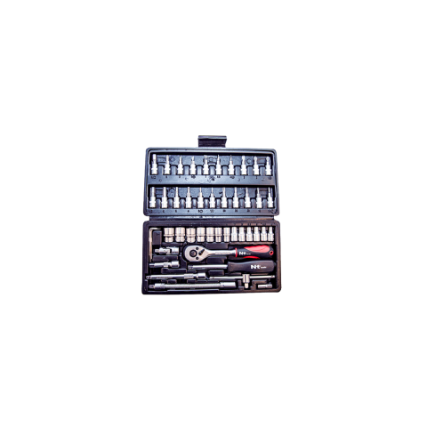 Nt Tools 46 Parça 1/4'' Lokma ve Bits Seti Takımı NCSET14