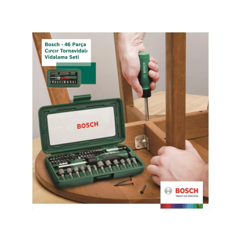 Bosch Vidalama Ve Lokma Ucu Seti 46'Lı