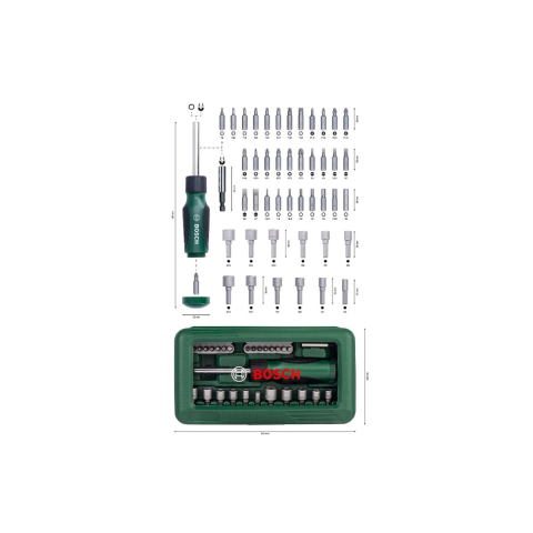 Bosch Vidalama Ve Lokma Ucu Seti 46'Lı