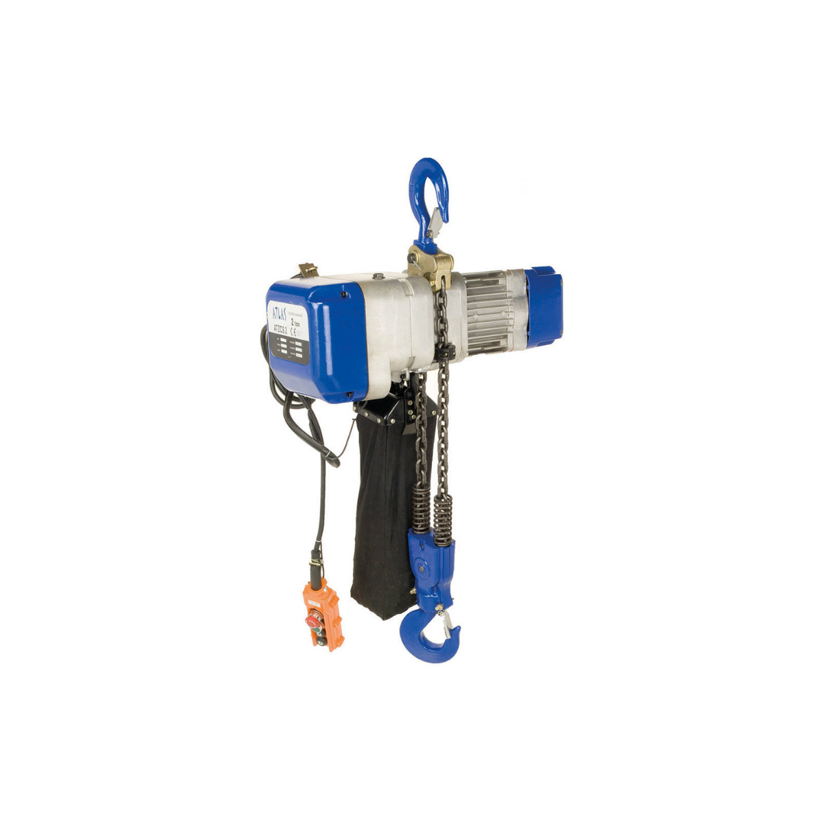 Atlas ATZCS 2-12 Çift Hızlı Elektrikli Zincirli Vinç 12m 2 Ton