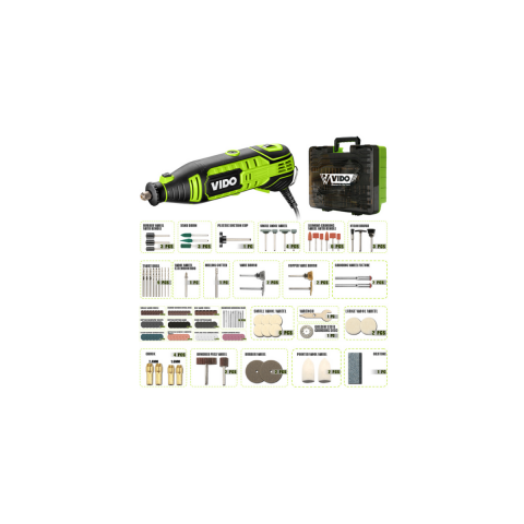 VIDO 290 Parça Mini Avuç Taşlama Seti 185 Watt