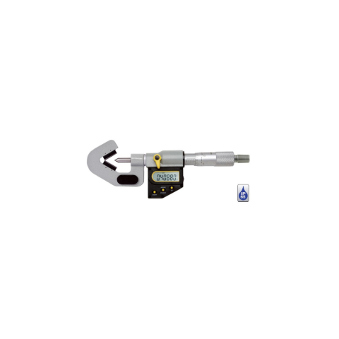 Asimeto V Yataklı Dijital Mikrometre 1-15x0,001 mm
