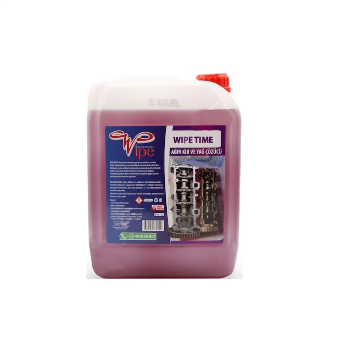Wipe Time Ağır Kir Ve Yağ Çözücü 5 Kg