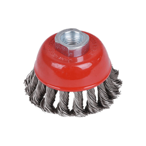 Tayrex Çanak Fırça 125mm M14 Burgulu