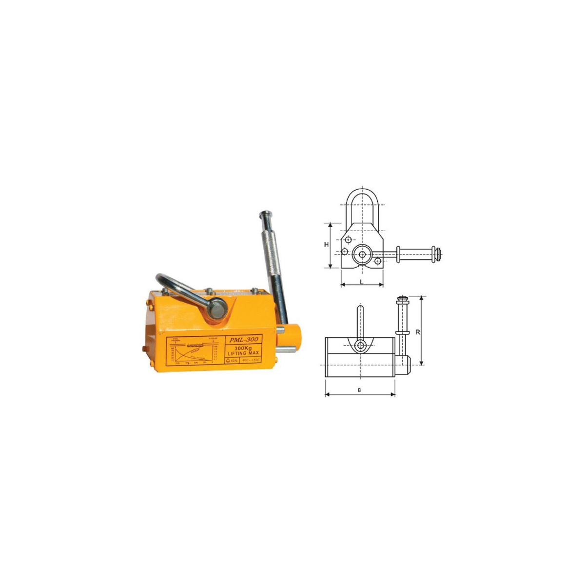 Krasnic 1000 Kg Manyetik Kaldırıcı C990-1000