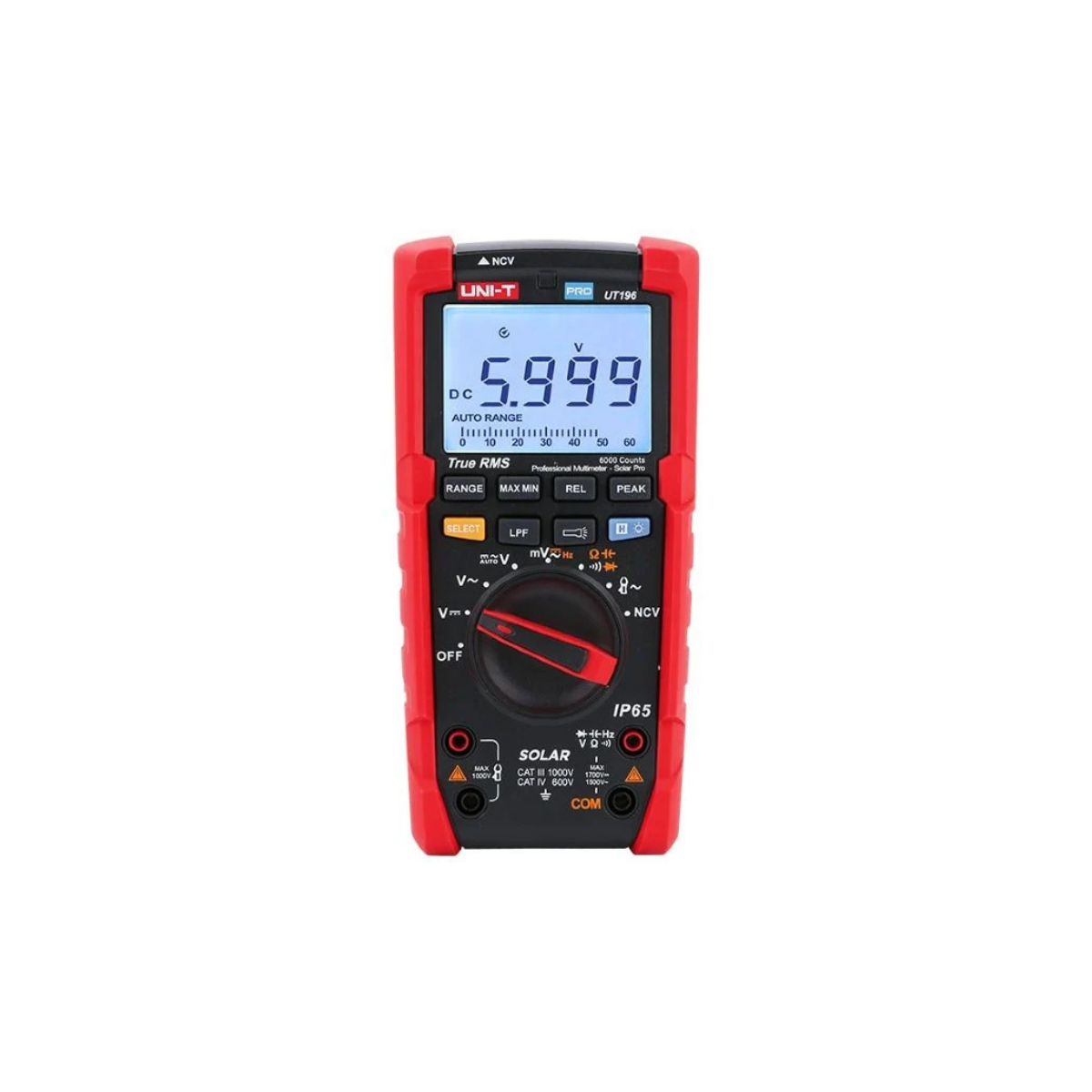 Unit UT196 1700V DC True RMS Profesyonel Solar Dijital Multimetre