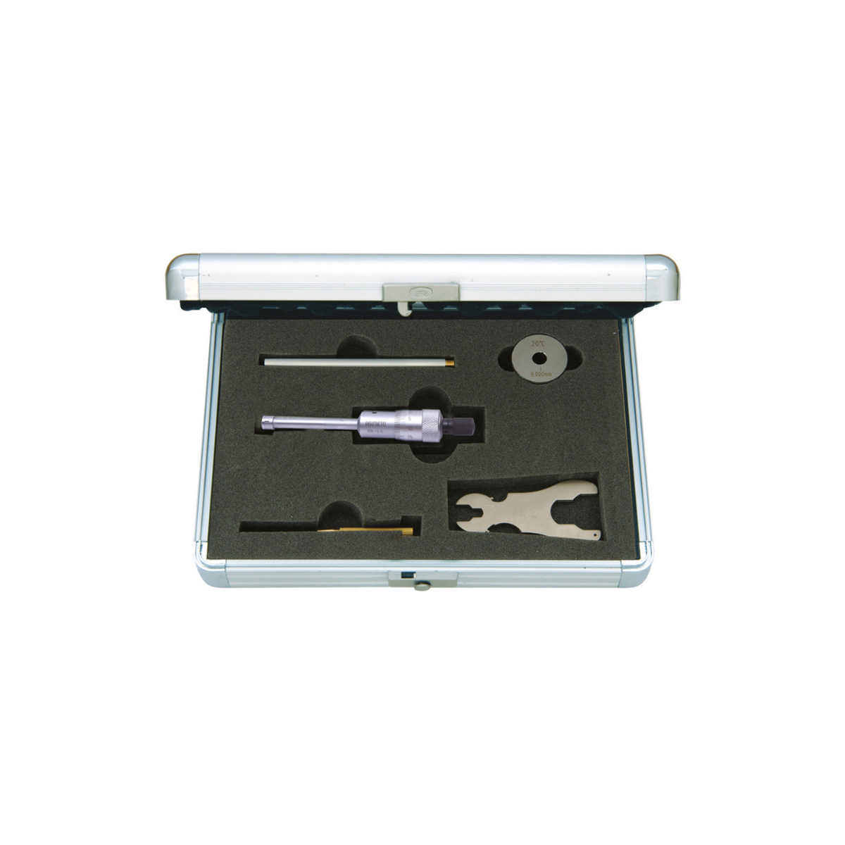 Asimeto İki Ve Üç Nokta Temaslı İç Çap Mekanik Mikrometre 2-2.5mm