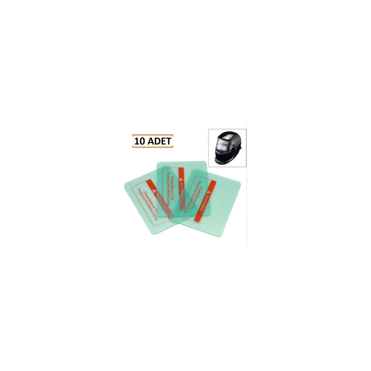 Colormatic Maske Dış Camı 90x110 mm - 10 Adet