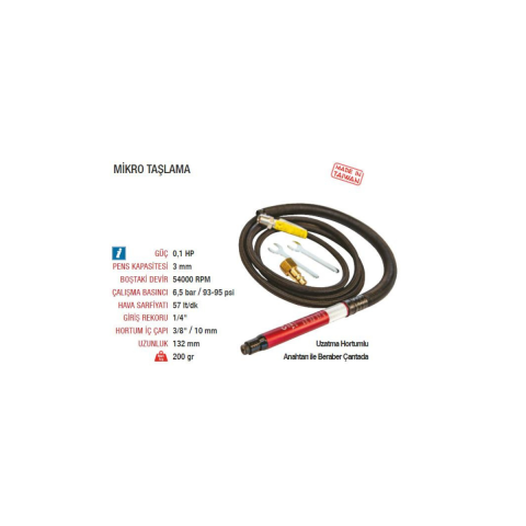 Yama AT-3170 Havalı 3mm Mikro Taşlama Makinesi