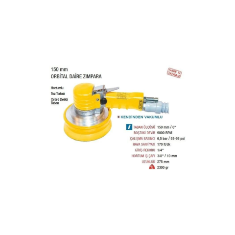 Yama AT-7020 Havalı Orbital Daire Zımpara Makinesi 150mm
