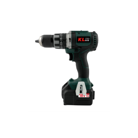 KL Pro KLDM18BH 18 Volt Kömürsüz Profesyonel Darbeli Matkap Çift Akülü - 2.0 Ah
