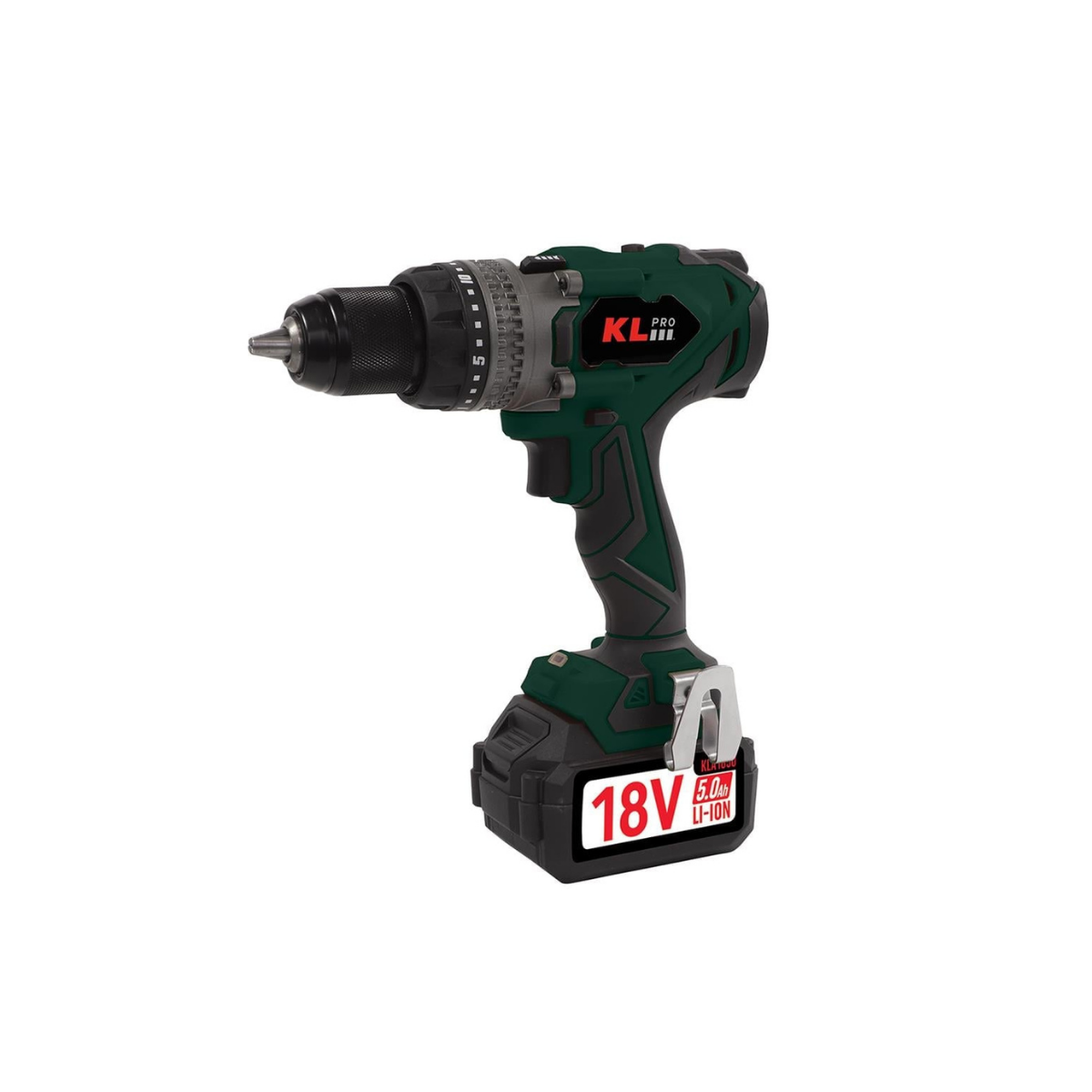 KL Pro KLDM18BHX 18 Volt Kömürsüz Profesyonel Darbeli Matkap Çift Akülü - 8.0 Ah